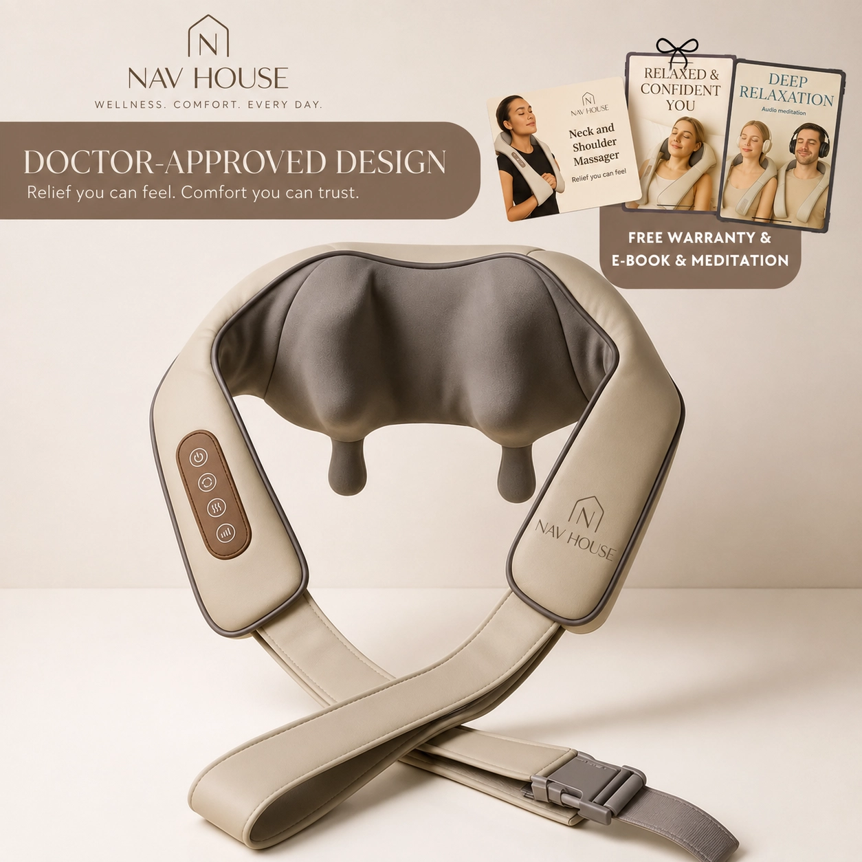 Nav House Restore™ Neck & Shoulder Massager ⭐⭐⭐⭐⭐
